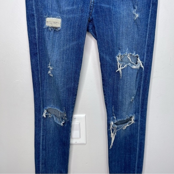 Agolde Distressed Skinny Jeans Size 24 - Picture 4 of 15